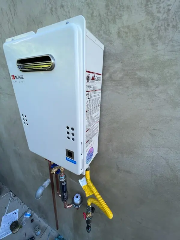 Tankless water heater installation for Robbins Rest homes